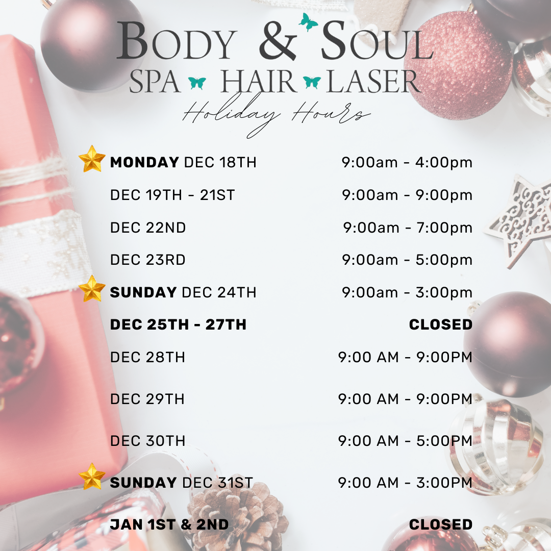 We Are Open Extra Days In December Body Soul Day Spa we-are-open-extra-days-in-december-body-soul-day-spa