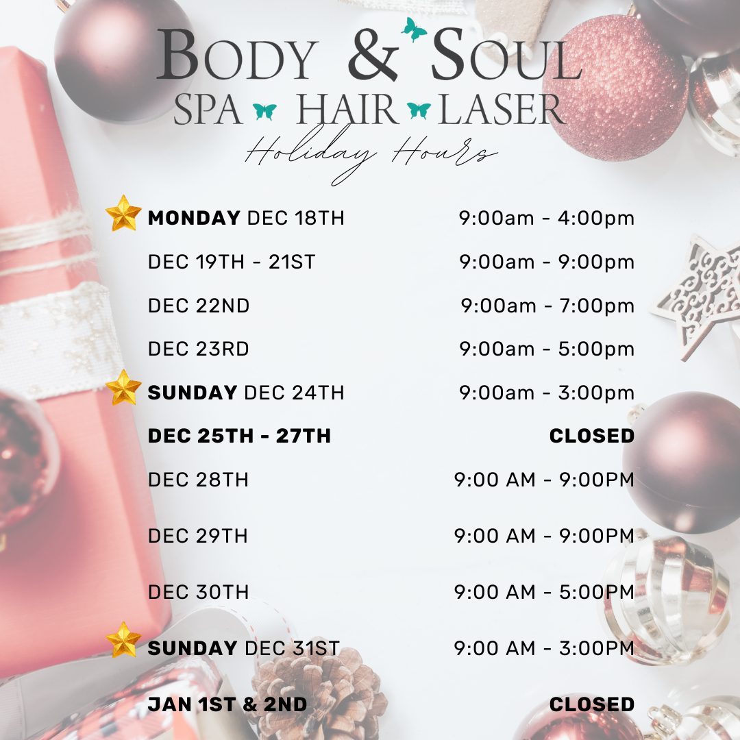 ✨ Holiday Hours!🌲