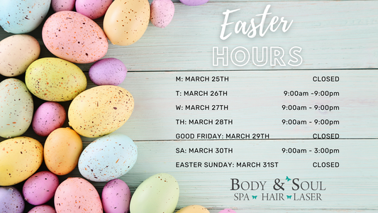 🌿✨ Easter Spa Hours ✨🌿