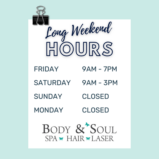 Long Weekend Spa Hours